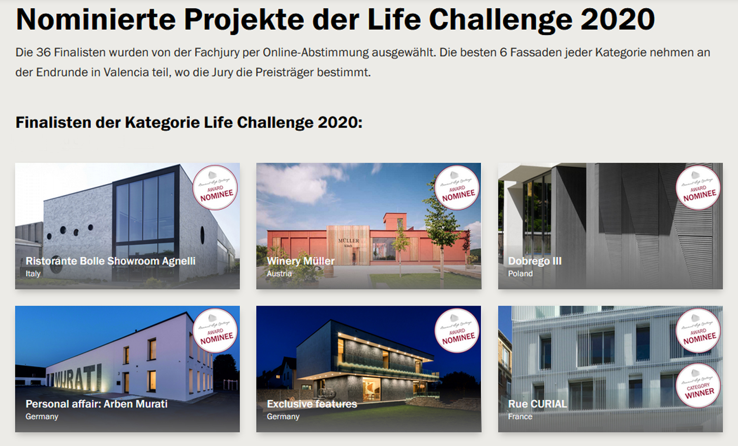 Die Baumit Life Challenge